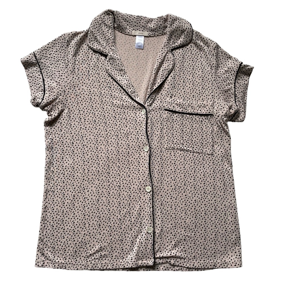 Eberjey Gisele Relaxed PJ Shirt & Short Set Small